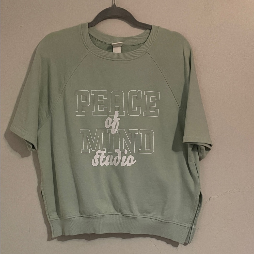 H&M Sage Green Knit Top